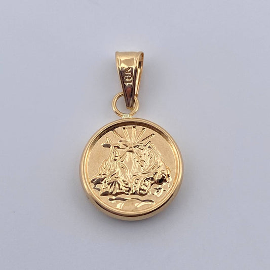 Dije Santísima Trinidad 0.85gr / 3/4 in / Oro Amarillo 18K $