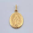 Pendant Maria Milagrosa 0.85gr / 3/4 in / 18K Gold $