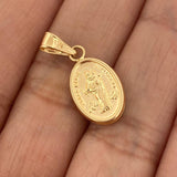 Dije Virgen María Auxiliadora  0.7gr / 3/4 in / Oro Amarillo 18K $