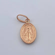 Dije Virgen Milagrosa 0.75gr / 3/4 in / Oro Rosa 18K $