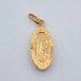 Dije Virgen Maria 1.1gr / 3/4 in / Oro Amarillo 18K $