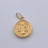 Dije San Benito 0.7gr / 3/4 in / Oro Amarillo 18K $