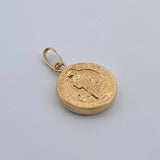 Dije San Benito 0.7gr / 3/4 in / Oro Amarillo 18K $