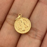 Dije San Benito 0.7gr / 3/4 in / Oro Amarillo 18K $
