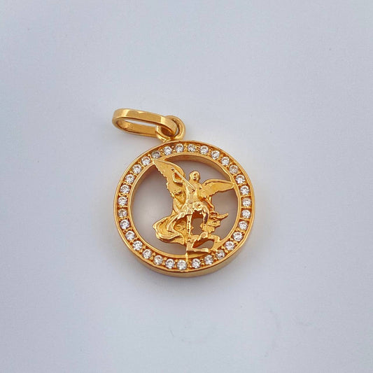 Dije San Miguel 2gr / 3/4 in / Oro Amarillo 18K $