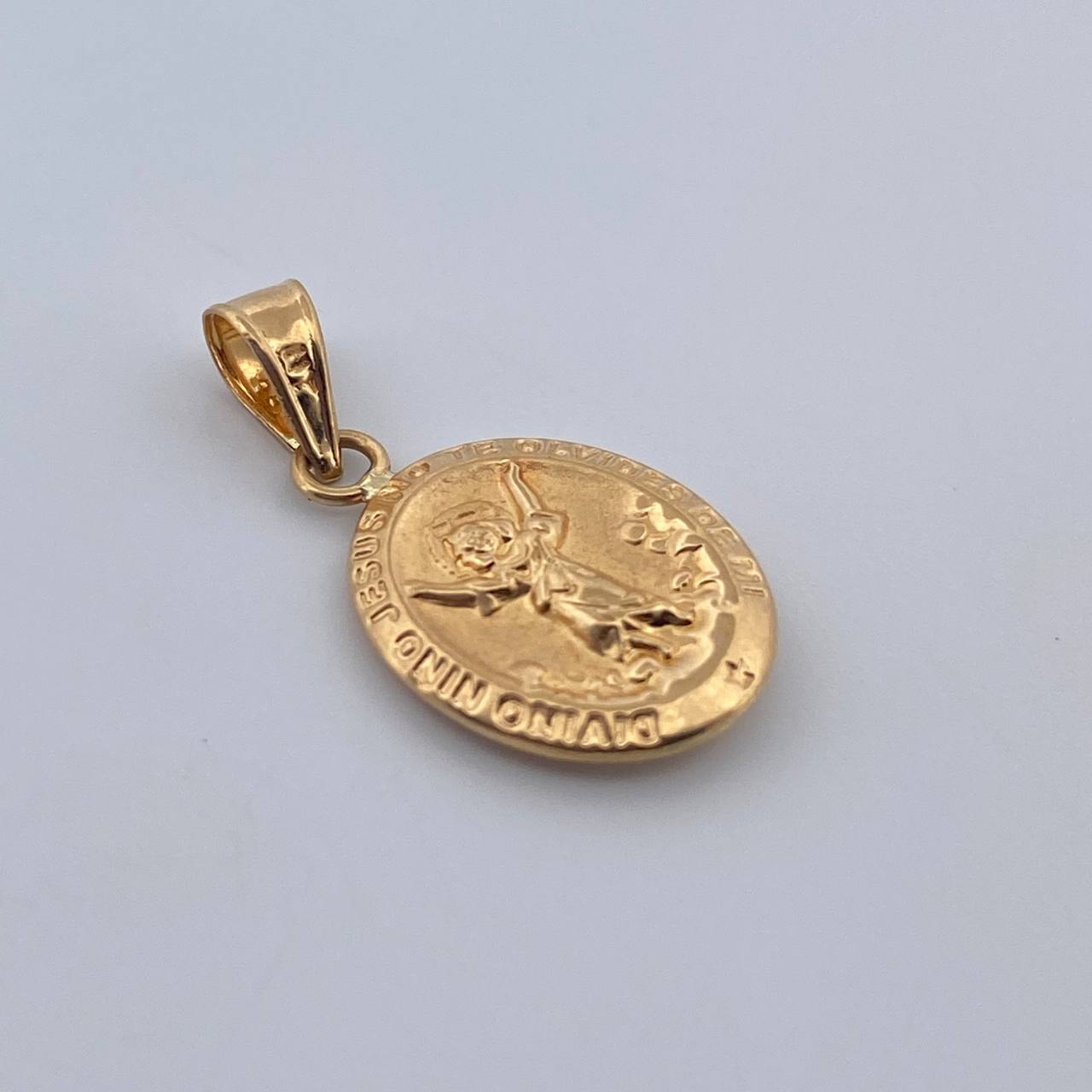 Divine Child Pendant 0.65gr / 3/4 in / 18K Gold $