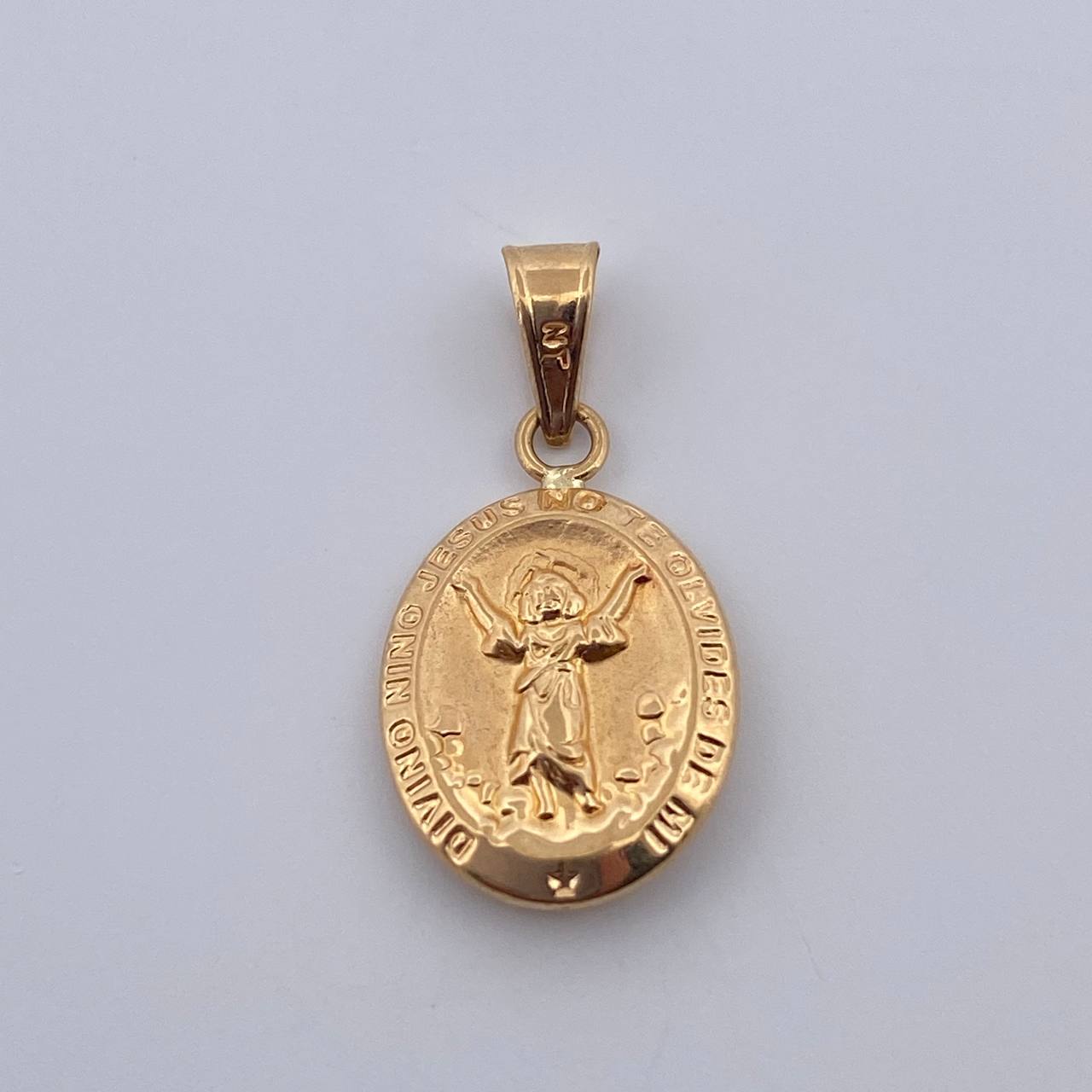 Divine Child Pendant 0.65gr / 3/4 in / 18K Gold $