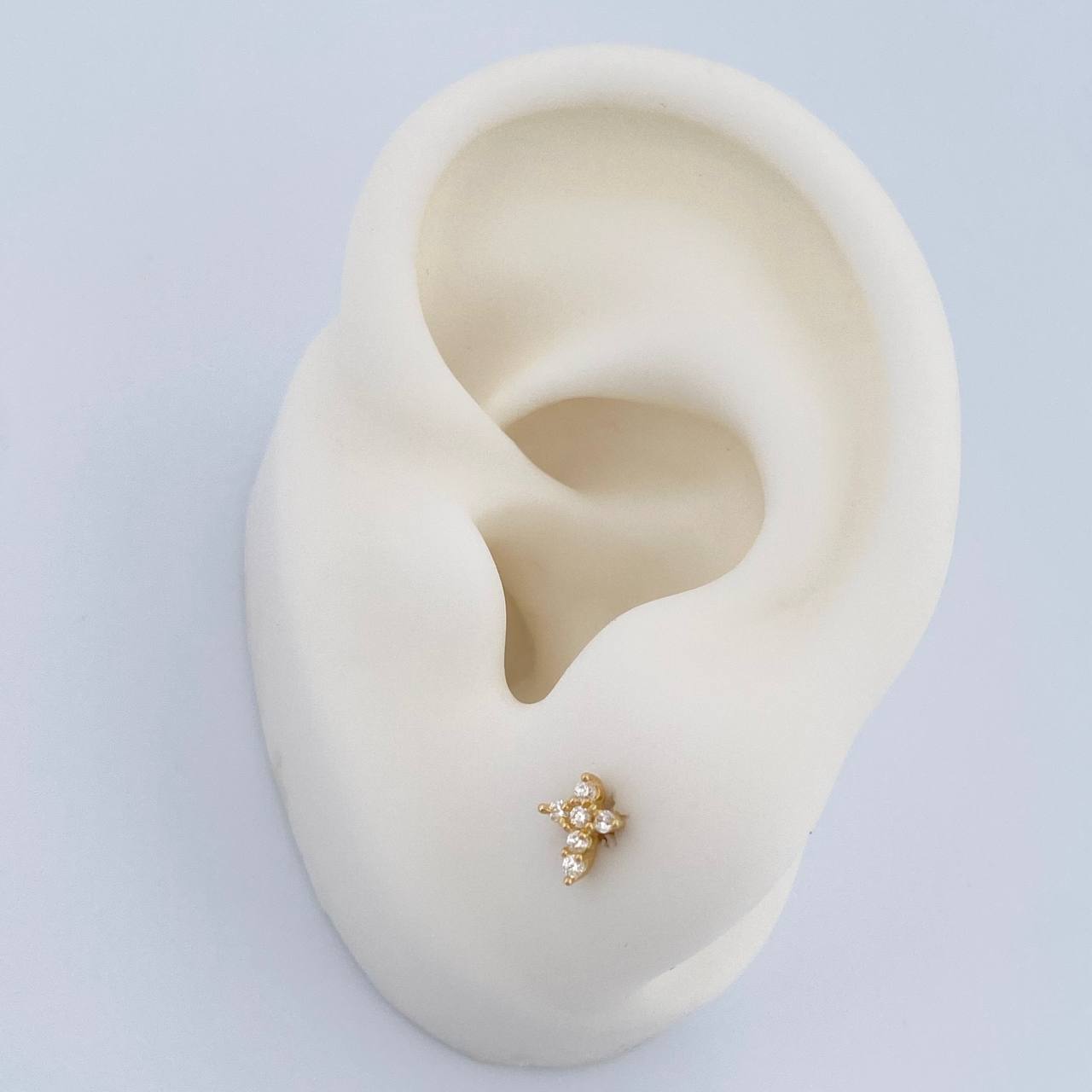 Topos Cruz 0.75gr / Oro Amarillo 18K %