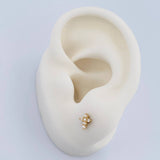 Topos Cruz 0.75gr / Oro Amarillo 18K %