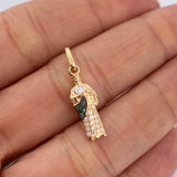 Pendant Saint Jude Thaddeus 1.15gr / 1 in / Three Golds 18K $