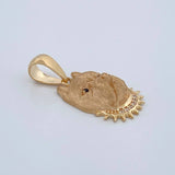 Dije Rostro Perro 2.5gr / 1 in / Oro Amarillo 18K $