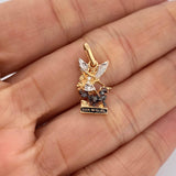 Dije San Miguel Arcangel 1.55gr / 3/4 in / Tres Oros 18K $