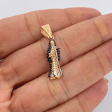 Dije Santa Muerte 2.6gr / 1 1/4 in / Tres Oros 18K $