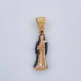 Dije Santa Muerte 2.6gr / 1 1/4 in / Tres Oros 18K $