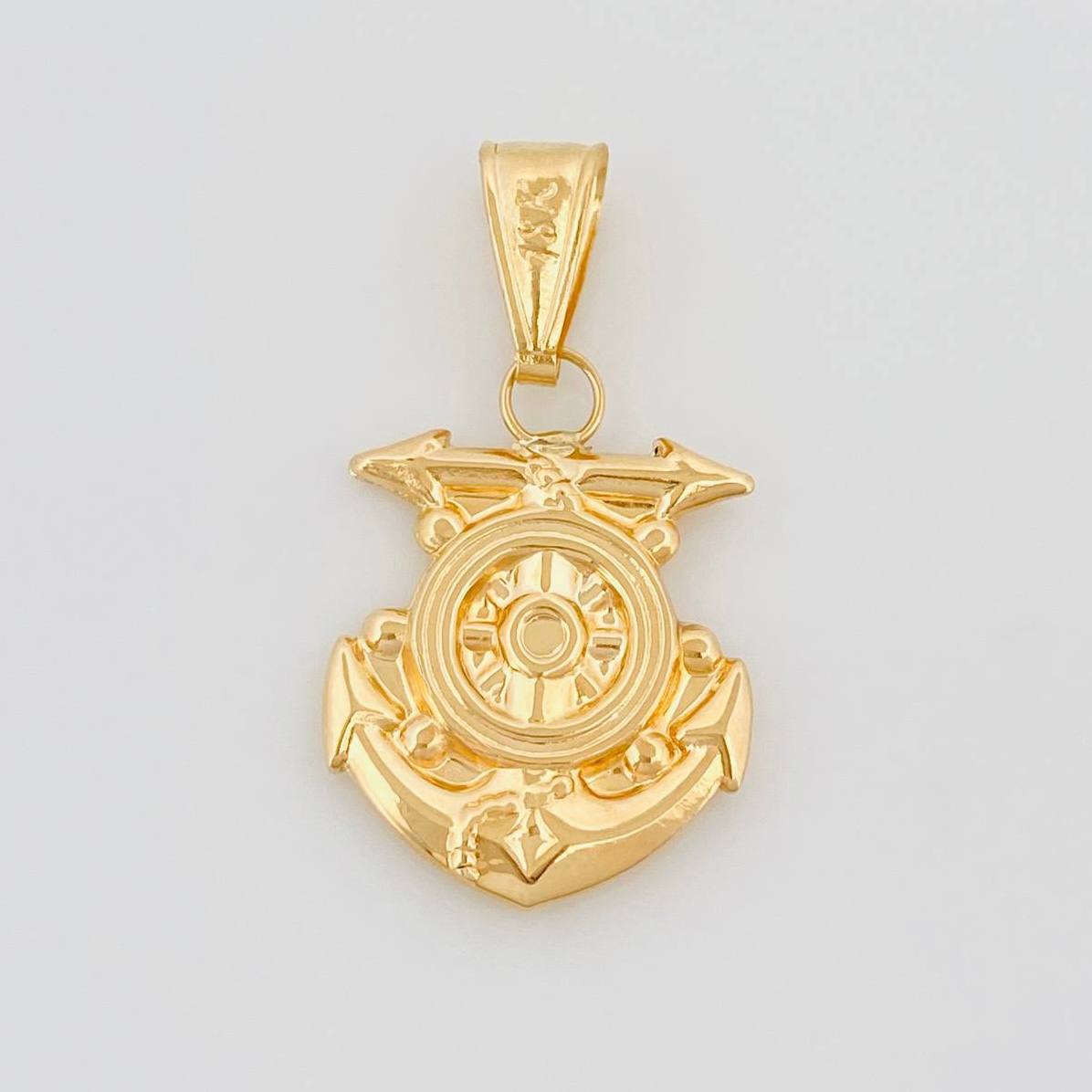 Dije Ancla 1.7 g / 1 1/4 in Oro Amarillo 18K
