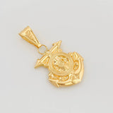 Dije Ancla 1.7 g / 1 1/4 in Oro Amarillo 18K