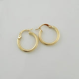 Candongas Zion 1.25 g / 3/4 in Oro Amarillo 18K