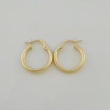 Candongas Zion 1.25 g / 3/4 in Oro Amarillo 18K