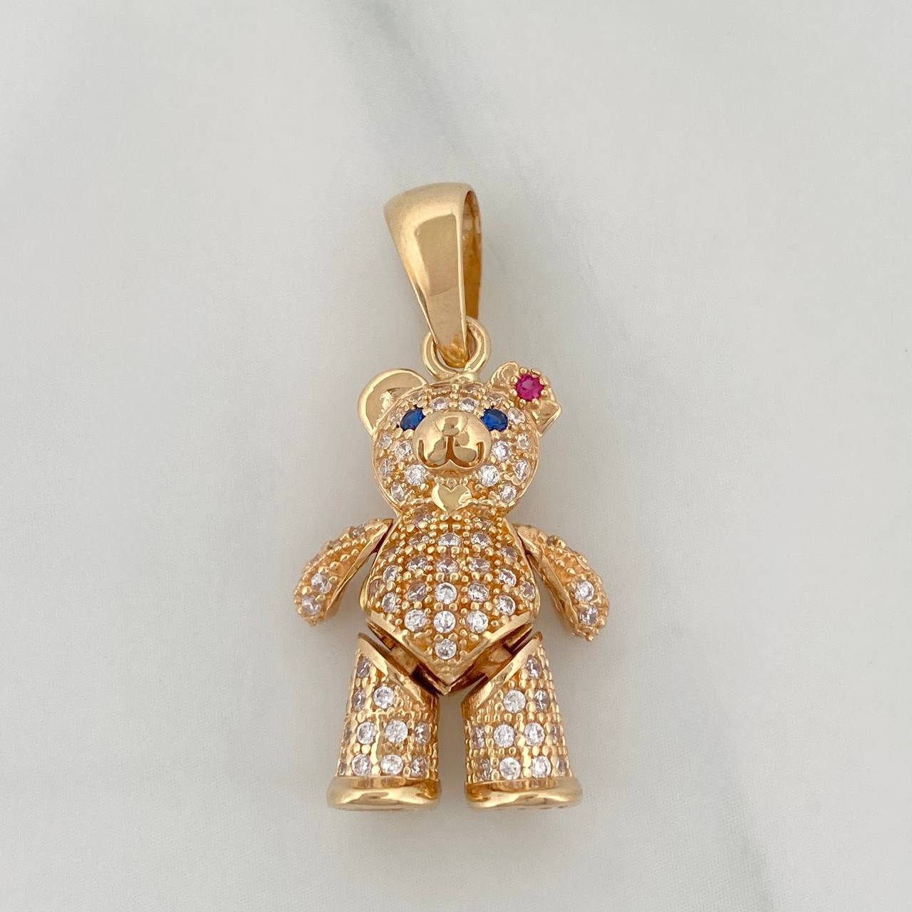 Dije Oso Articulado 4.65 g / 1 1/4 in Oro Amarillo 18K