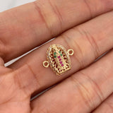 Herraje Virgen De Guadalupe 1.1 g / 1/2 in Oro Amarillo 18K