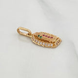 Pendant Virgin of Guadalupe 1.55 g / 3/4 in Yellow Gold 18K