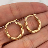 Hoop Earrings Lulu 1.9 g / 3/4 in Yellow Gold 18K