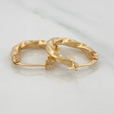 Hoop Earrings Lulu 2.05 g / 3/4 in Yellow Gold 18K