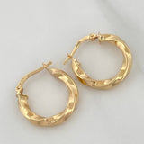 Hoop Earrings Lulu 1.9 g / 3/4 in Yellow Gold 18K