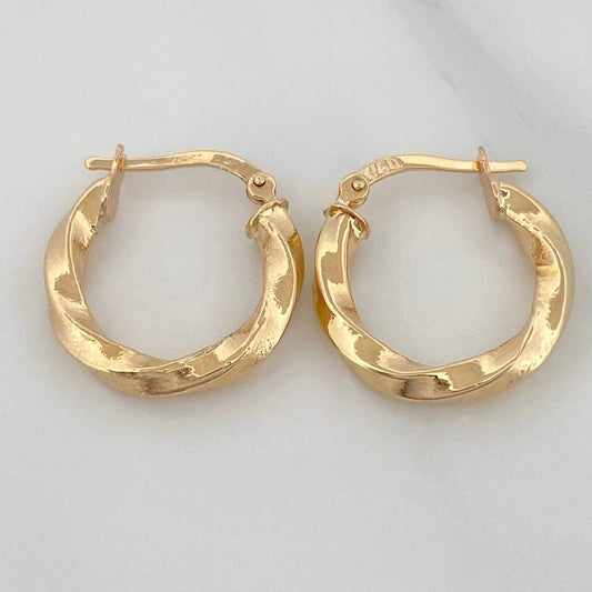 Candongas Lulu 1.9 g / 3/4 in Oro Amarillo 18K