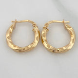 Hoop Earrings Lulu 1.9 g / 3/4 in Yellow Gold 18K