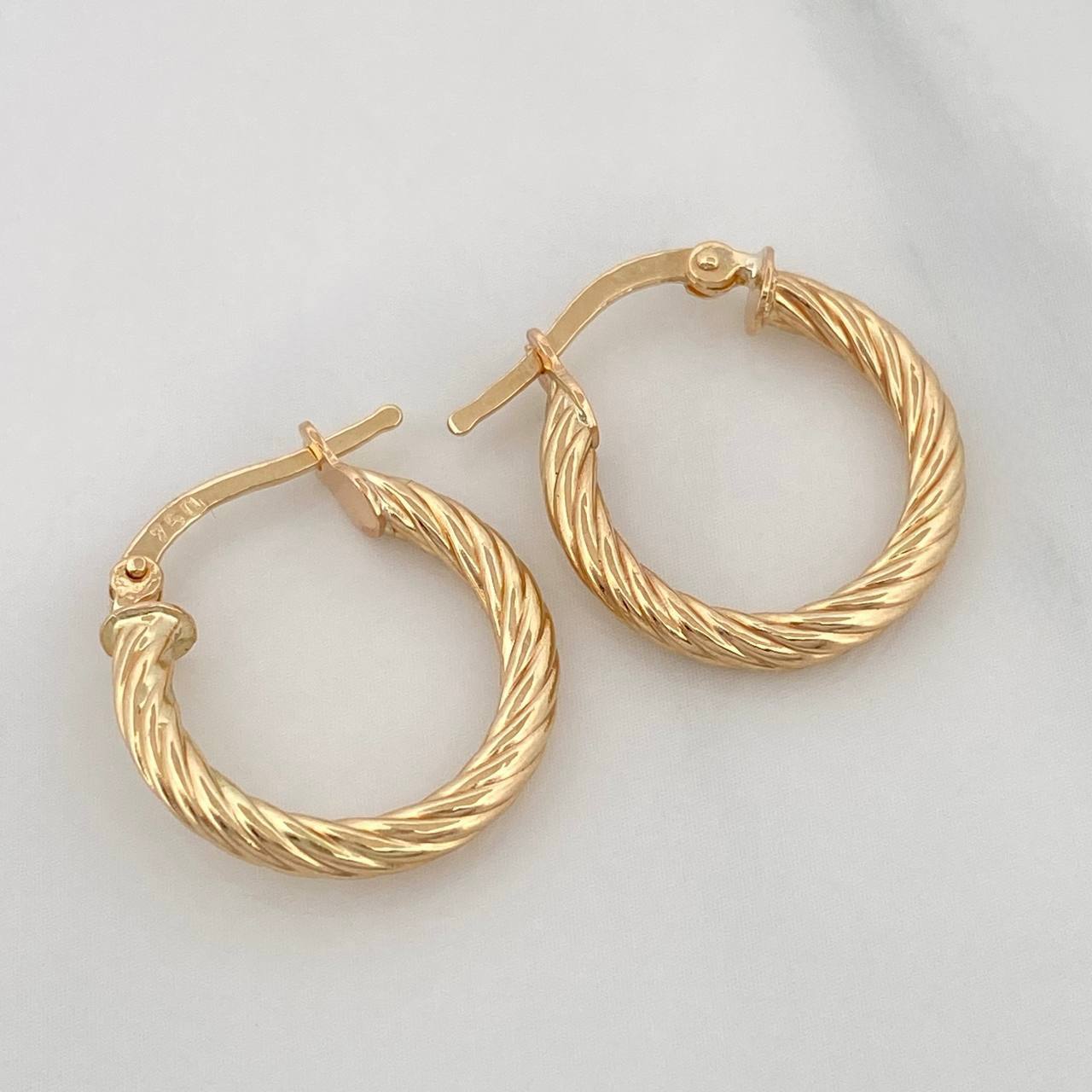 Hoop Earrings Niky 1.95 g / 3/4 in Yellow Gold 18K