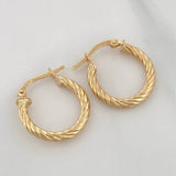 Hoop Earrings Niky 1.95 g / 3/4 in Yellow Gold 18K