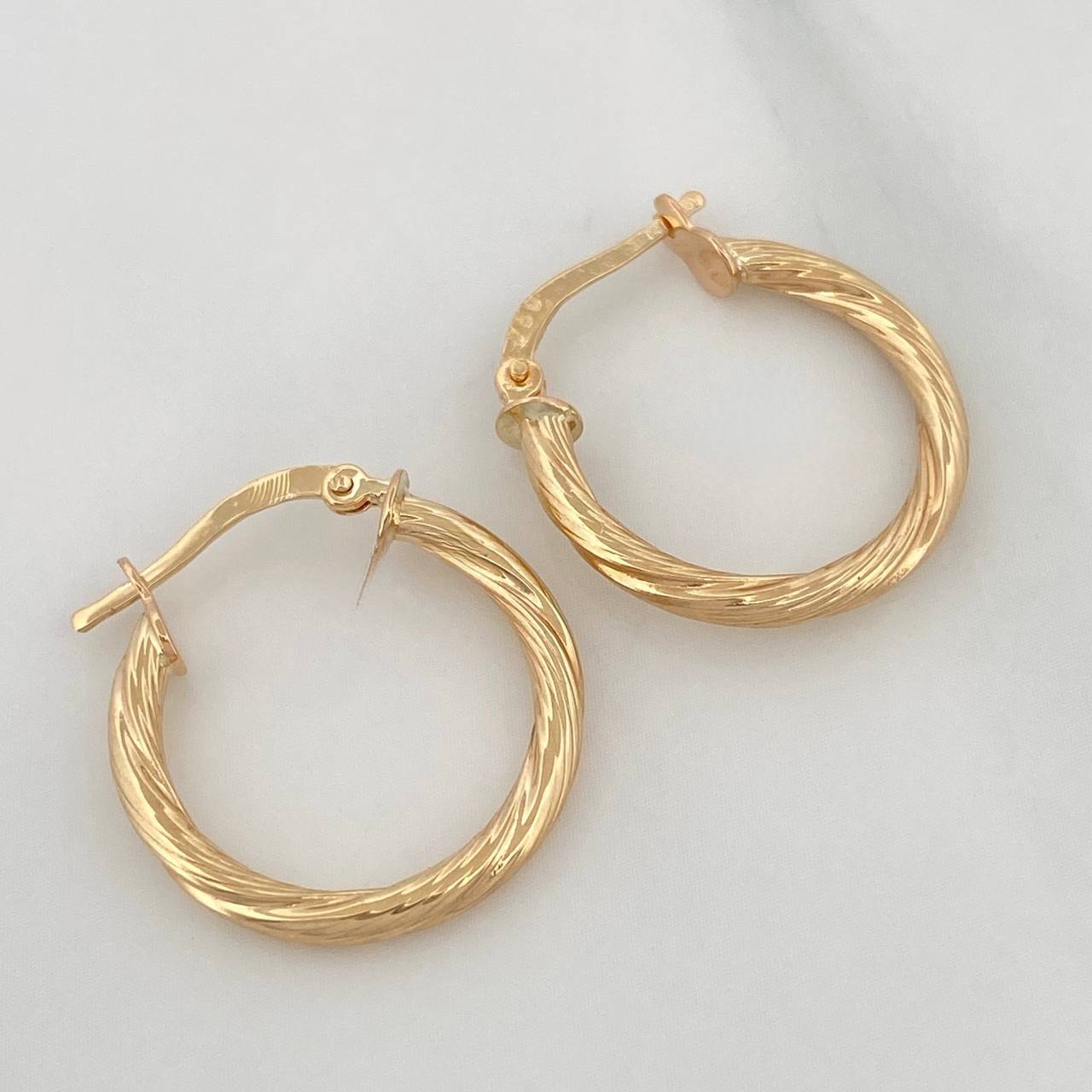 Hoop Earrings Niky 1.9 g / 3/4 in Yellow Gold 18K