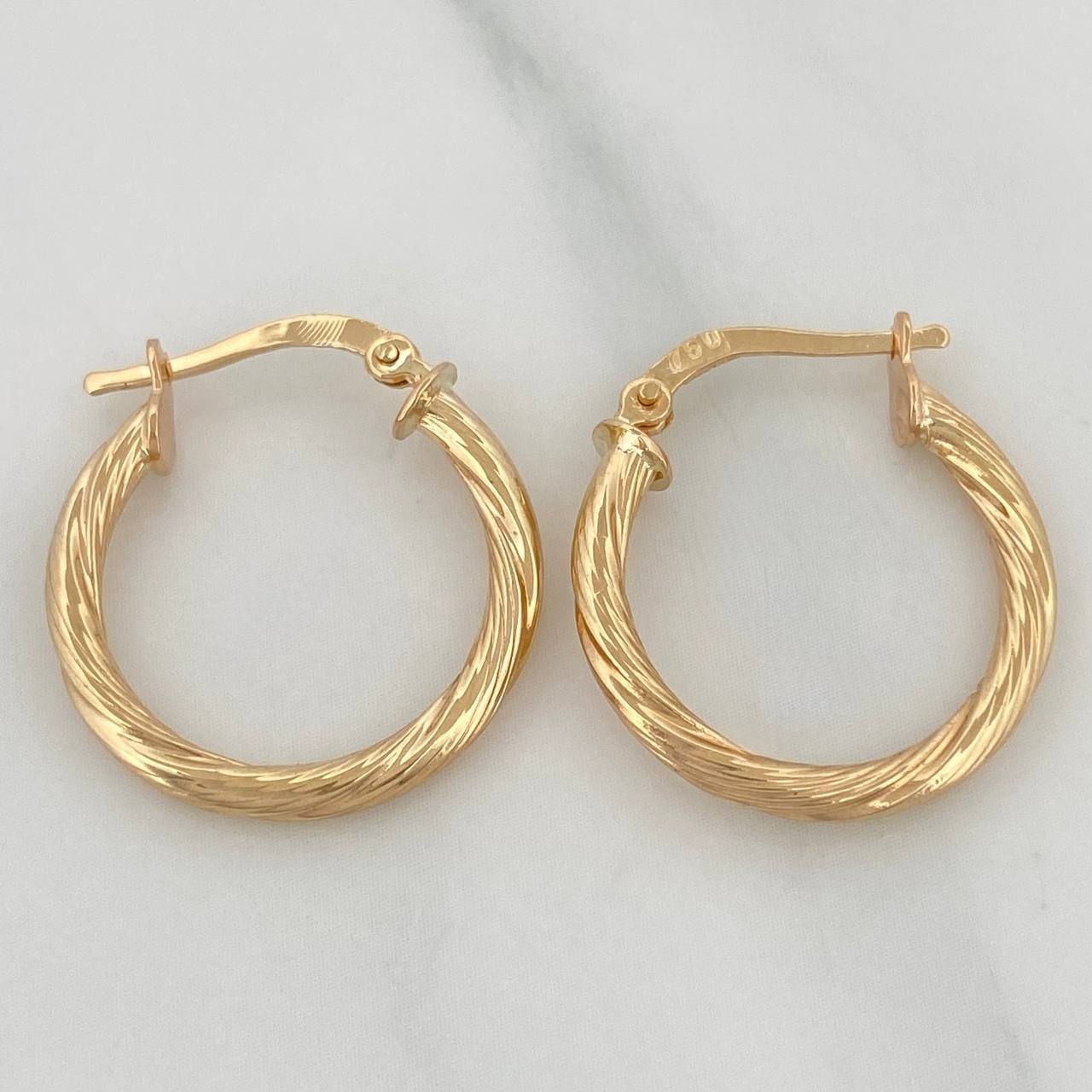 Hoop Earrings Niky 1.9 g / 3/4 in Yellow Gold 18K