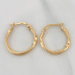 Hoop Earrings Nico 1.55 g / 3/4 in Yellow Gold 18K