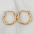 Hoop Earrings Jass 1.5 g / 3/4 in Yellow Gold 18K