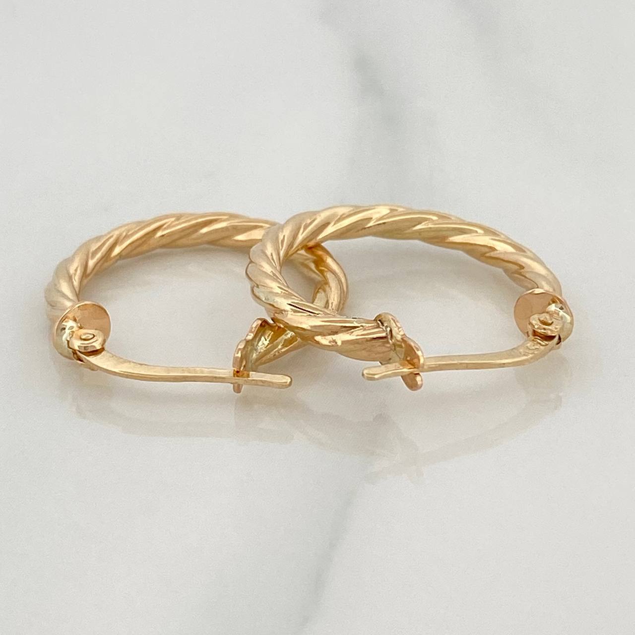Hoop Earrings Niky 2.1 g / 3/4 in Yellow Gold 18K