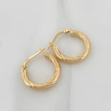 Hoop Earrings Mary 2.15 g / 3/4 in Yellow Gold 18K