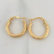 Hoop Earrings Mary 2.15 g / 3/4 in Yellow Gold 18K