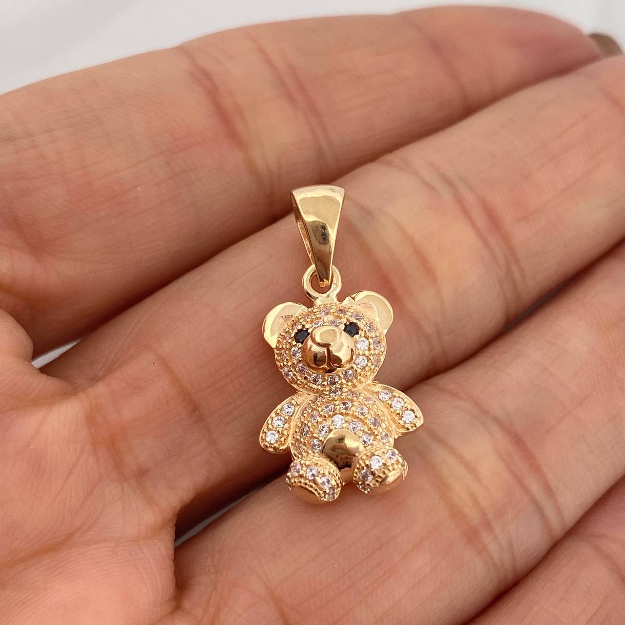 Pendant Bear 3.5 g / 1 in Yellow Gold 18K
