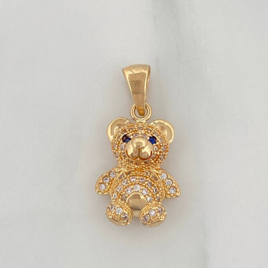 Dije Oso 3.4 g / 1 in Oro Amarillo 18K