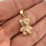 Dije Oso 3.55 g / 1 in Oro Amarillo 18K