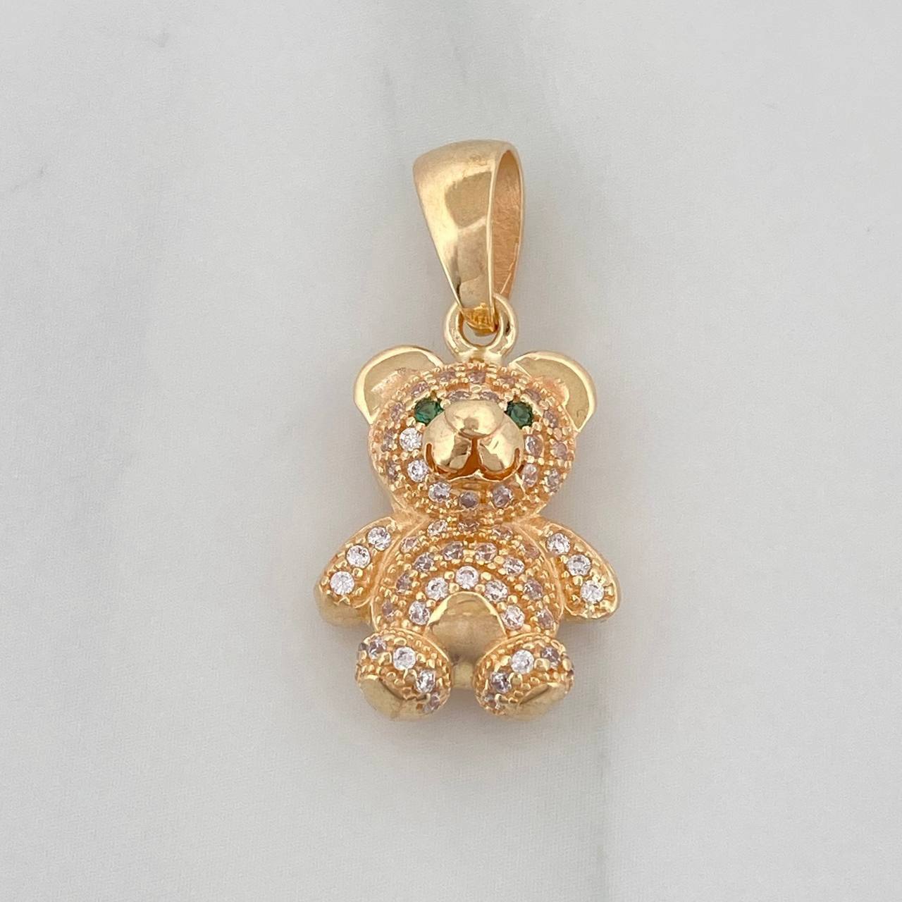 Dije Oso 3.55 g / 1 in Oro Amarillo 18K
