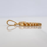 Skeleton Fish Pendant 2 g / 1 in 18K Yellow Gold