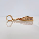 Pendant Champagne Bottle 4.3 g / 1 1/2 in 18K Yellow Gold