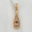 Pendant Champagne Bottle 4.3 g / 1 1/2 in 18K Yellow Gold