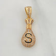 Pendant Money Bag 4.25 g / 1 1/4 in 18K Yellow Gold