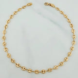 Diamond Cut Gc Anklet 3.7 g / 10 1/4 in / 9.2 mm 18K Yellow Gold