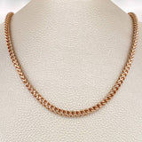 Cadena Franco Especial 66.45gr / 25 1/2 in / 3.9mm Dos Oros Blanco Rosa +3 18K $