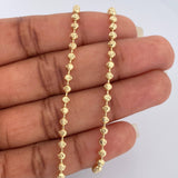 Cadena Militar Lunar 14.75gr / 20 3/4 in / 4mm Oro Amarillo +4 18K $